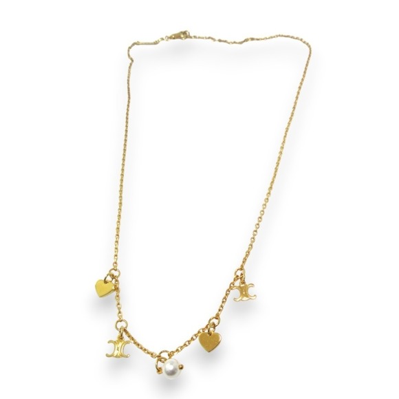CELINE Yellow Gold Necklace - Picture 1 of 8